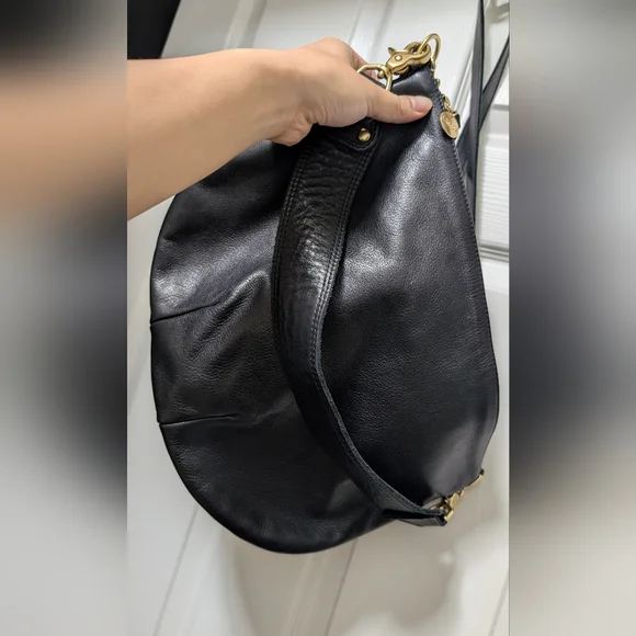 Clare V Moyen Messenger Bag Black Leather - Picture 3 of 11